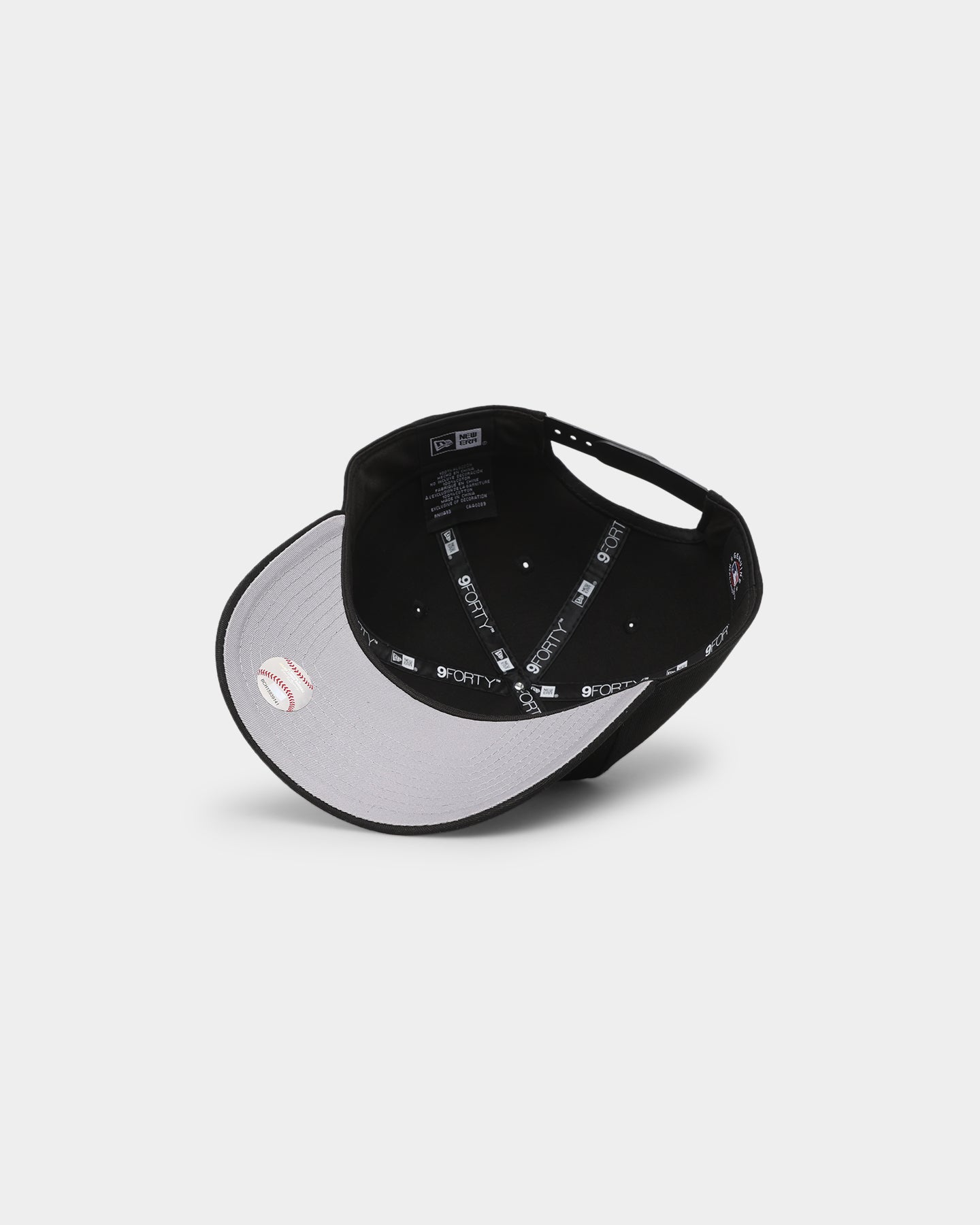 New Era Yankees 9FORTY A-Frame Snapback Black/White